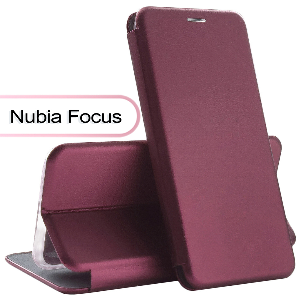Чохол-книжка BeCover Exclusive для Nubia Focus Red Wine (713506) фото1
