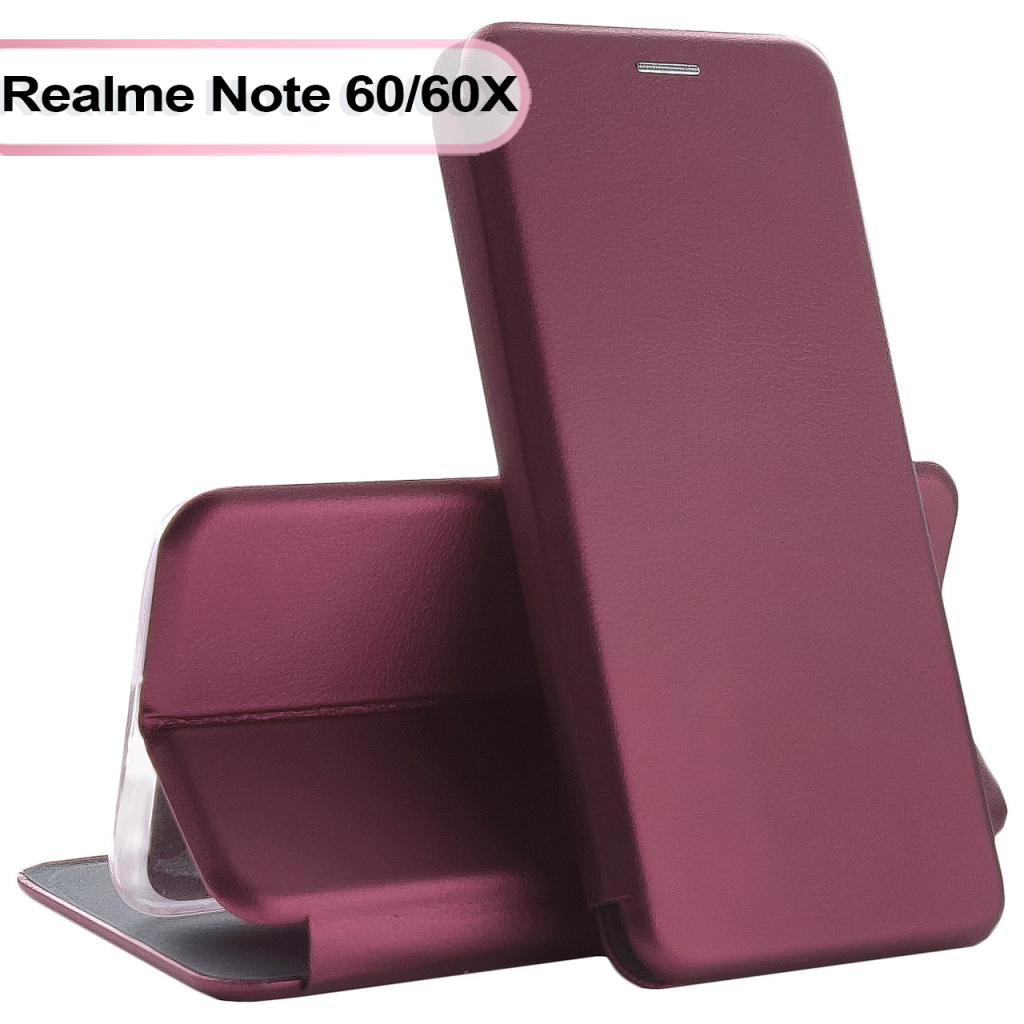 Чохол-книжка BeCover Exclusive для Realme Note 60/60X Red Wine (713509) фото1