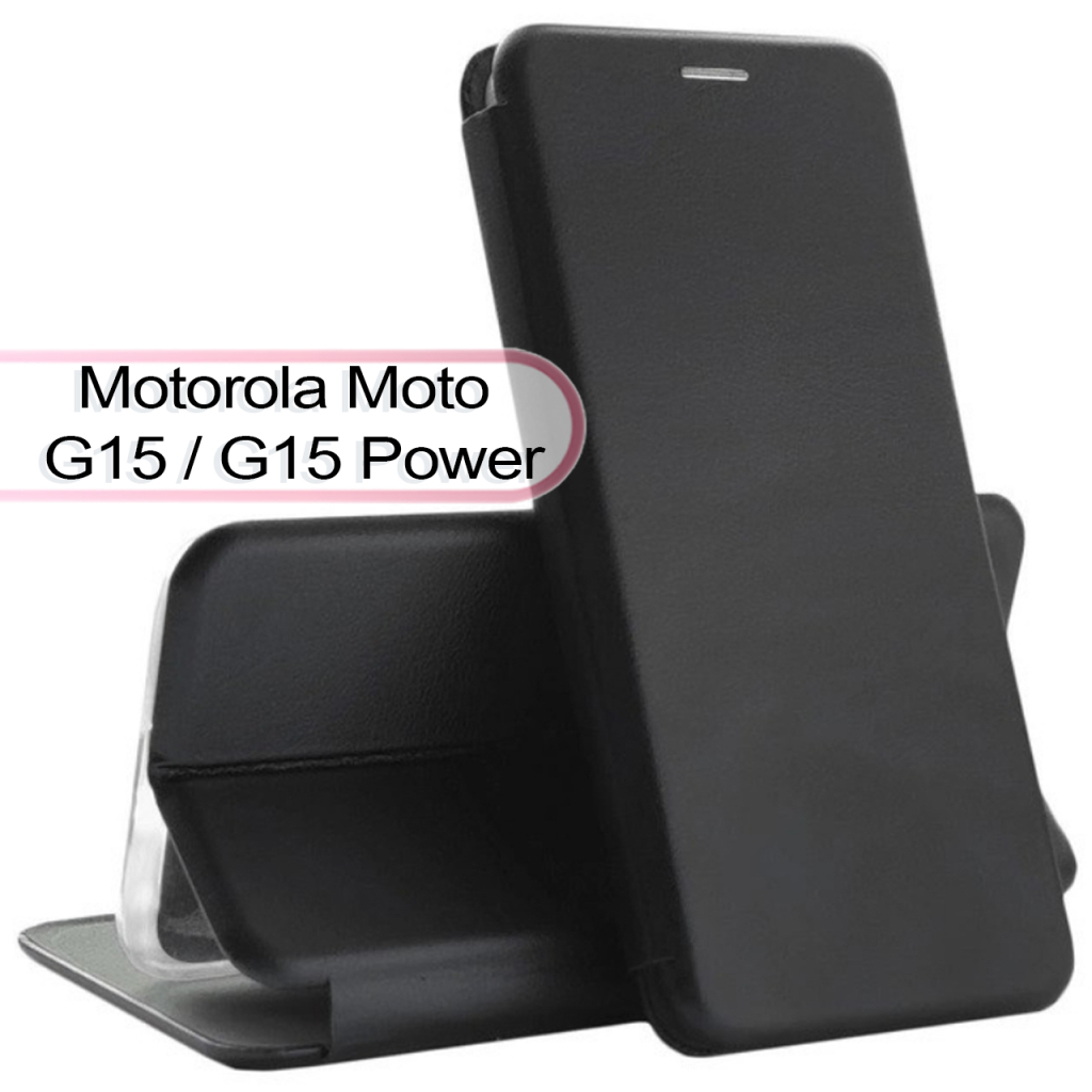 Чохол-книжка BeCover Exclusive для Motorola Moto G15 / G15 Power Black (713513) фото1