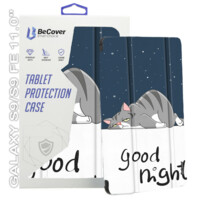 Чохол-книжка BeCover Smart Case для Samsung Galaxy Tab S9 (SM-X710/SM-X716)/S9 FE 11.0" Good Night (710418)