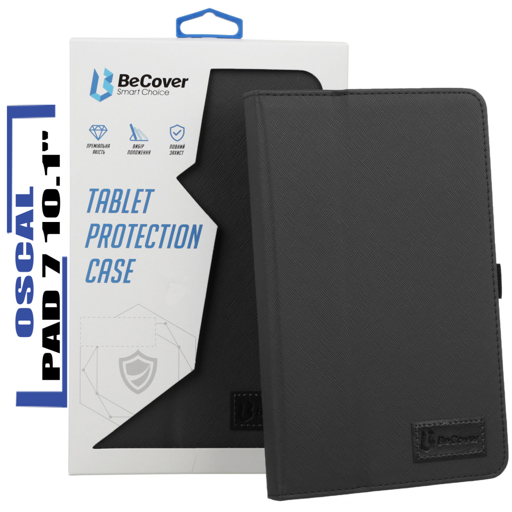Чохол BeCover Slimbook для Oscal Pad 7 10.1" Black (713010) фото1