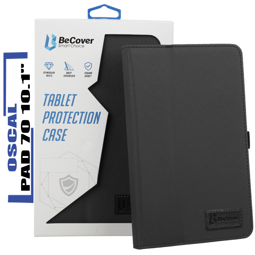 Чохол BeCover Slimbook для Oscal Pad 70 10.1" Black (713011) фото1