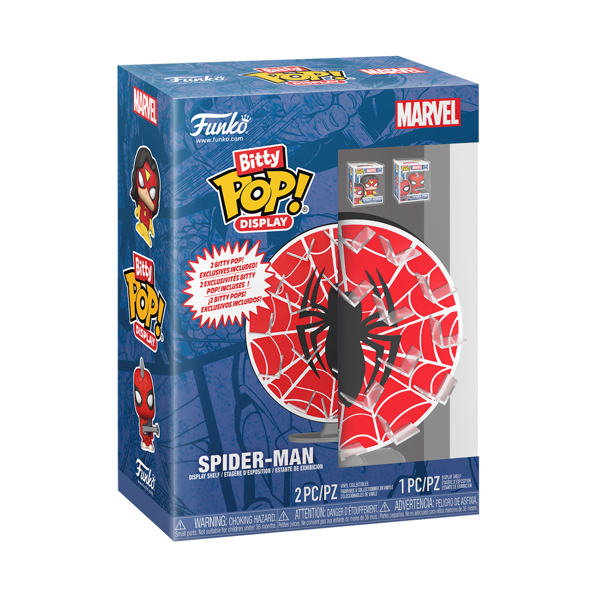 Дисплей для коллекционирования Funko Pop! серии Marvel - Человек-Паук (2 фигурки, дисплей) (85512) фото1