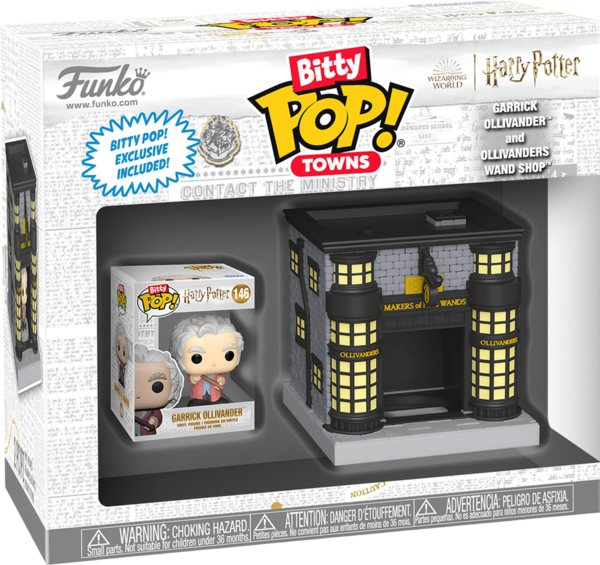 Набор из фигурок Funko Pop! Town серии Гарри Поттер - Олливандер и Магазин волшебных палочек (83627)