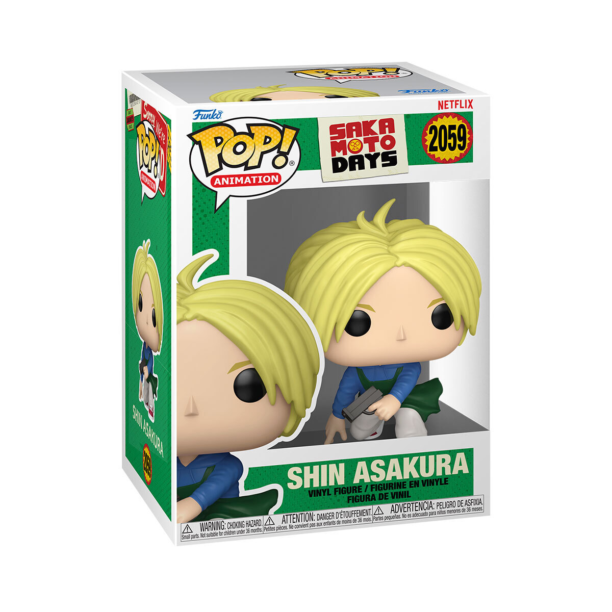 Игровая фигурка Funko Pop! серии Дни Сакамото - Шин Асакура (86689) фото1