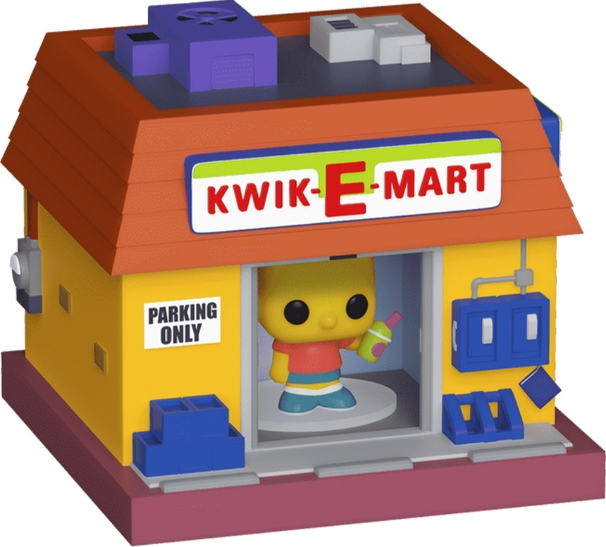 Набор из фигурок Funko Pop! Town серии Симпсоны - Барт Симпсон и Квики-Март (83684) фото1