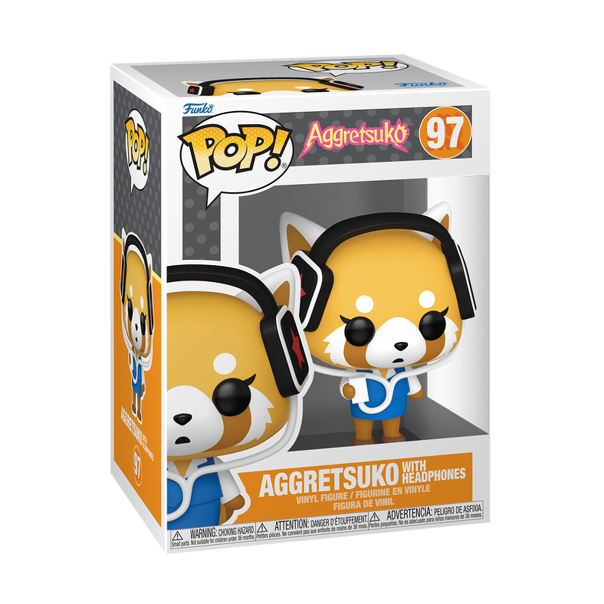Игровая фигурка Funko Pop! серии Sanrio - Агрессивная Рецуко в наушниках (80392) фото1