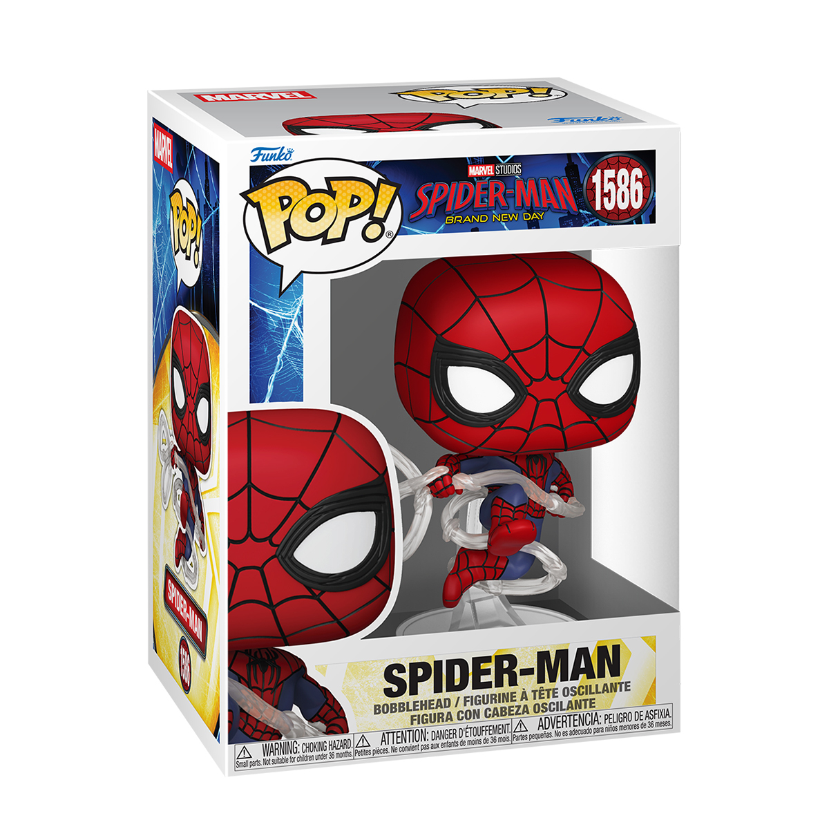 Игровая фигурка Funko Pop! серии Человек-Паук: Абсолютно новый день - Человек-Паук (83963) фото1