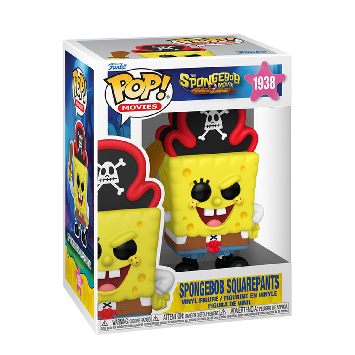 Игровая фигурка Funko Pop! серии Губка Боб - Пират Губка Боб (83590) фото1