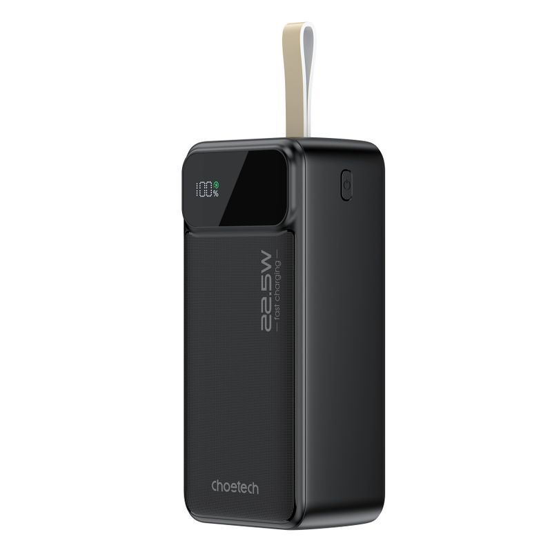 Павербанк, Choetech 40000 mAh, PD 22,5 Вт, чорний фото1