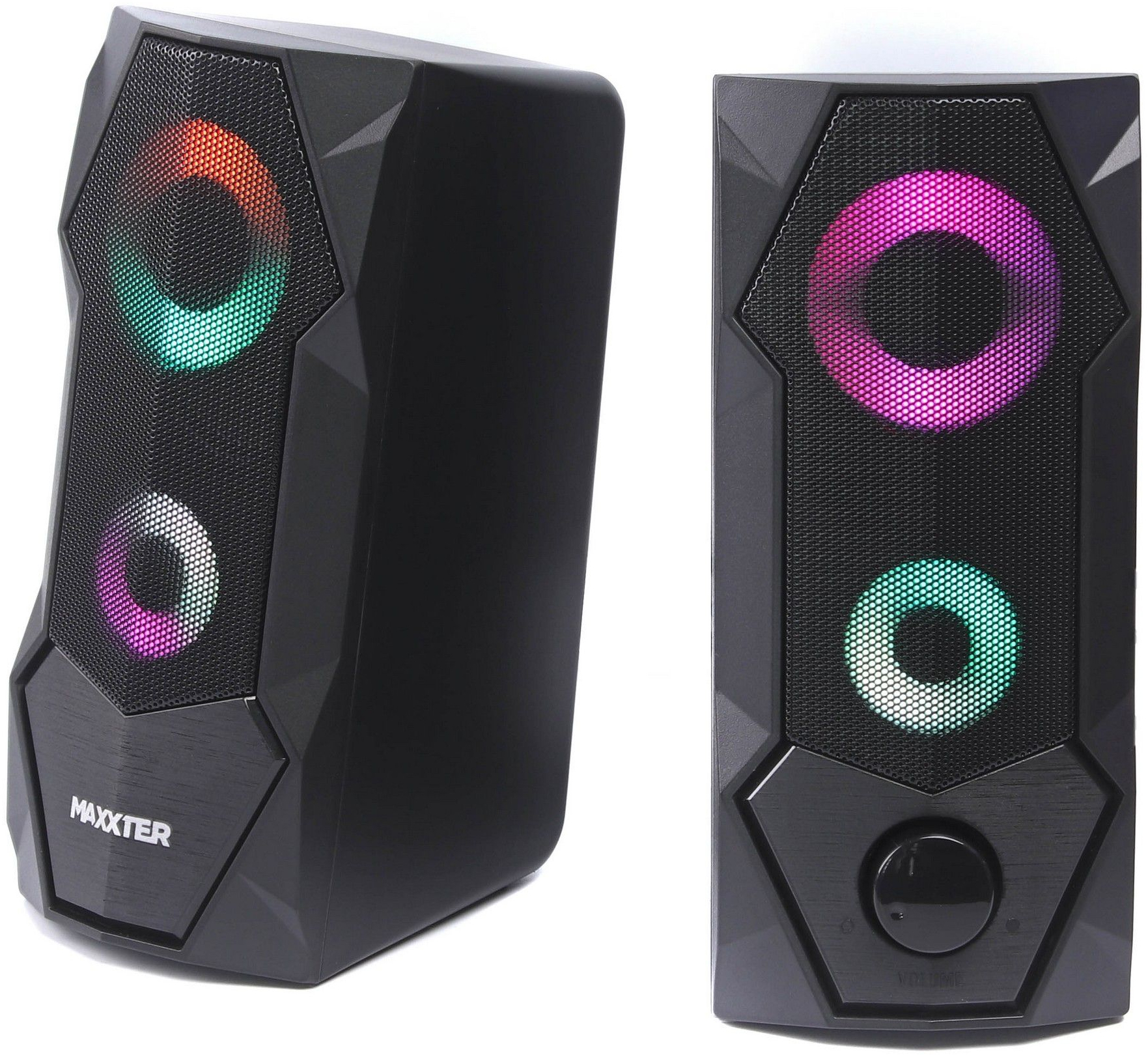 Акустика 6 Вт, RGB подсветка, CSP-U002RGB черный фото1