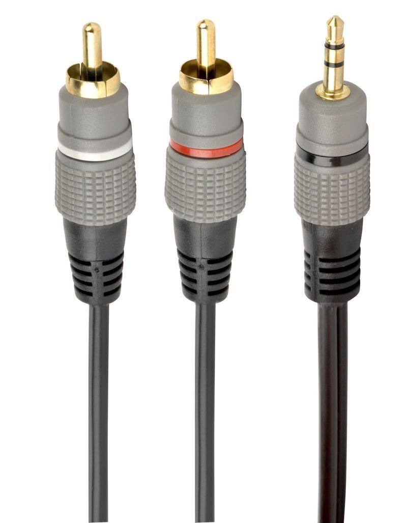 Кабель Cablexpert 3.5 мм/2RCA-тюльпан, 10 м фото1