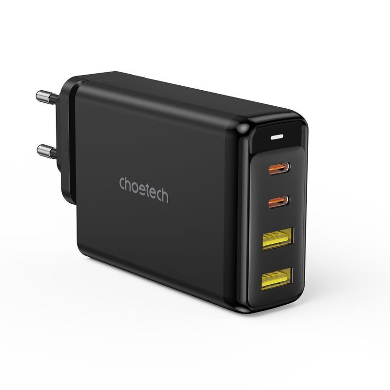 Зарядное устройство, GaN, 2 USB-A / 2 USB-C, 140Вт, QC3.0/PD/PPS фото1