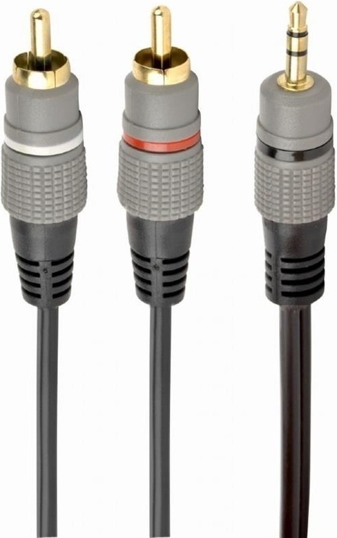 Кабель 3.5 мм / 2RCA-тюльпан , 2.5 м фото1