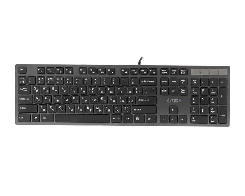 Клавиатура A4Tech USB, KV-300H USB (Grey+Black) фото1