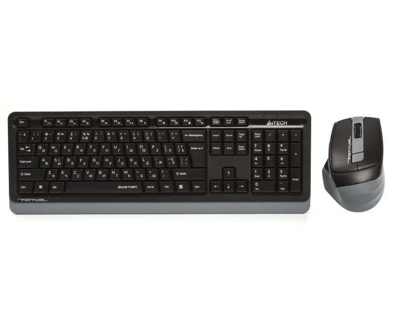 Бездротовий комплект A4Tech Fstyler клавіатура+миша, FGS1035Q (Grey) фото1