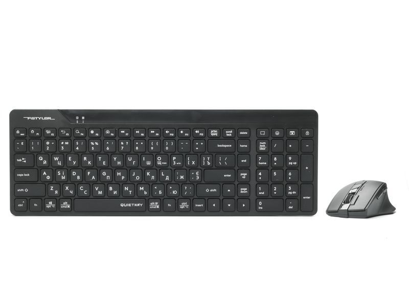 Бездротовий комплект A4Tech Fstyler клавіатура+миша, FG2400 Air (Black) фото1
