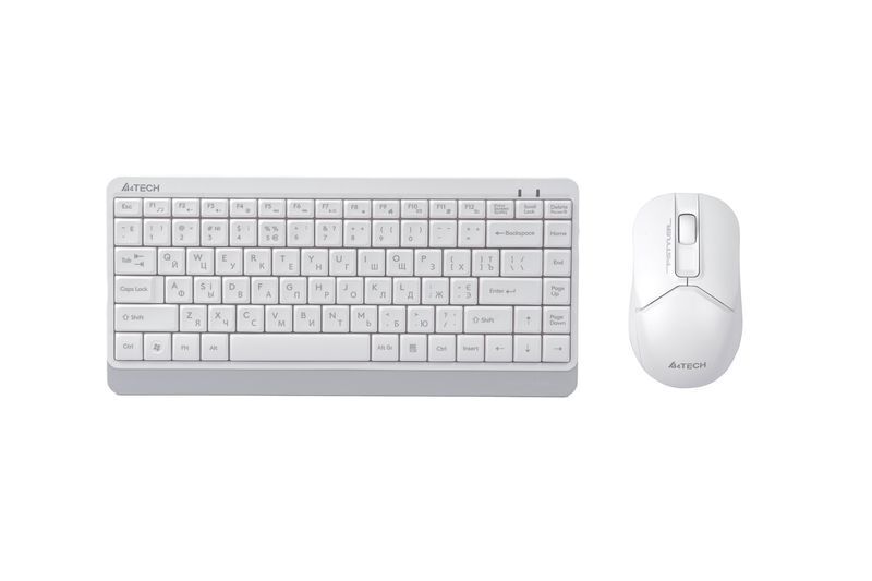 Бездротовий комплект A4Tech Fstyler клавіатура+миша, FG1112S (White) фото1