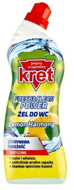 Гель для мытья унитазов Kret Lemon Harmony 750 мл фото1