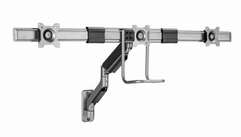 Кронштейн Gembird для 3 моніторів 17-27" (до 6 кг) MA-WA3-01 фото1