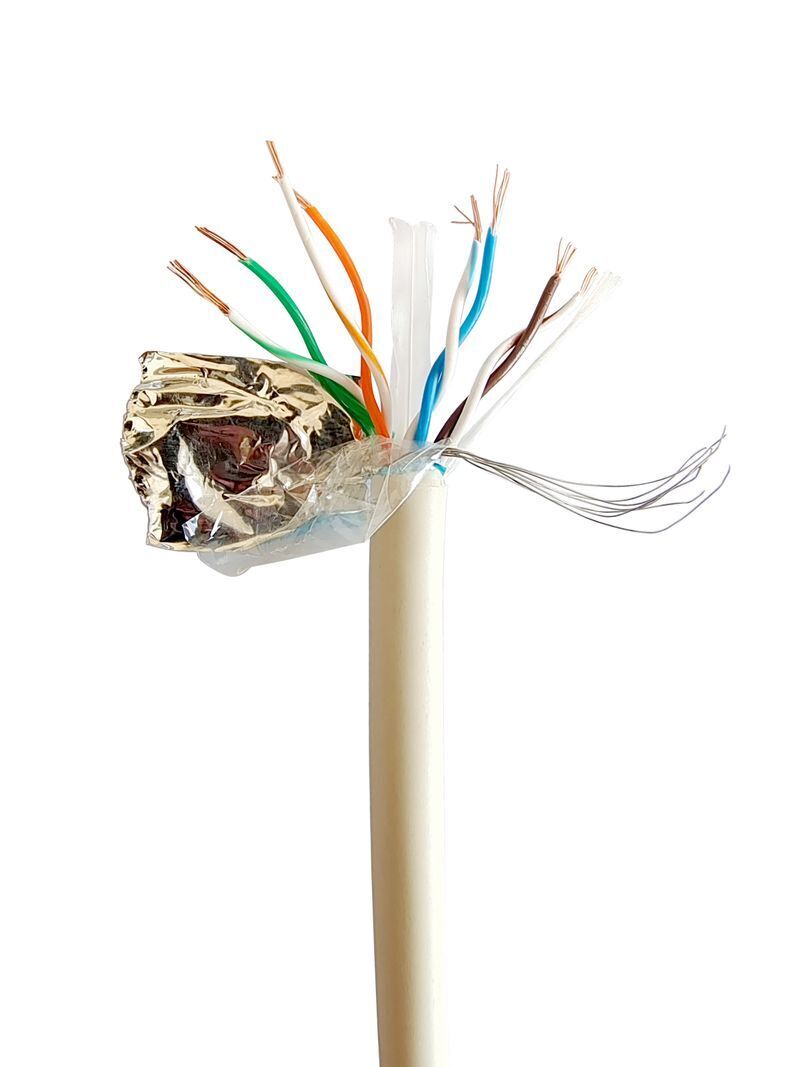 Патч-корд Cablexpert CAT6, (CCA), AWG23, экранированный фольгой, 100 м фото1
