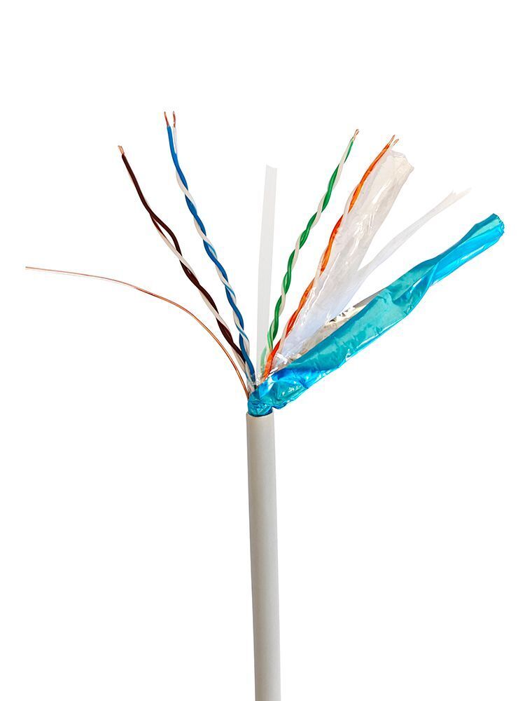 Патч-корд Cablexpert CAT6 (CCA), AWG23, экранированный фольгой, 305 м фото1