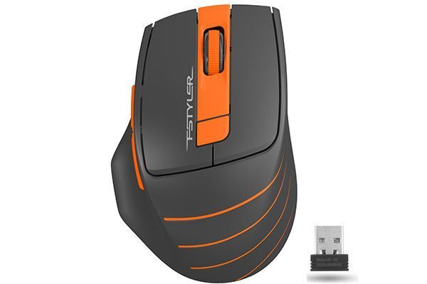 Мышь A4tech Fstyler, USB, 2000 dpi, оранжевый фото1