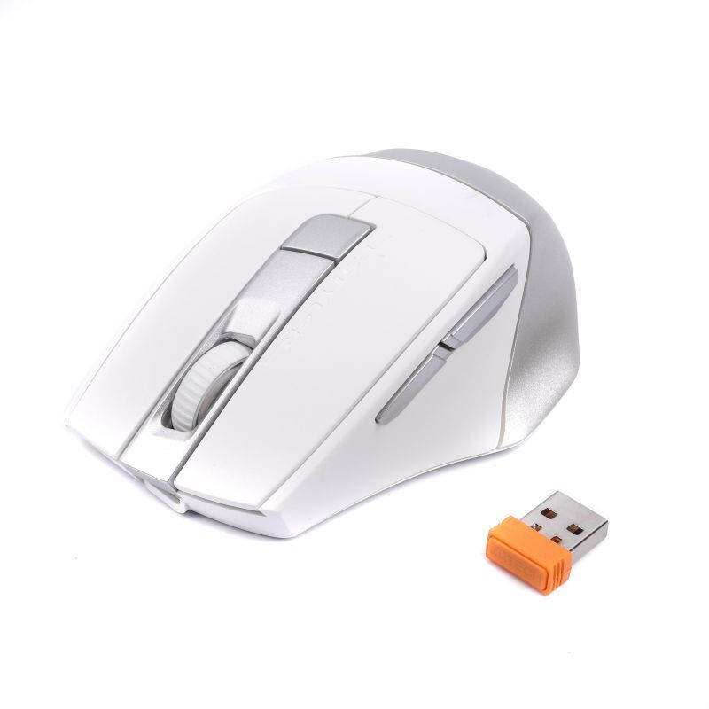 Миша Fstyler, Bluetooth / 2.4 ГГц, акумулятор, 2400 dpi, білий фото1