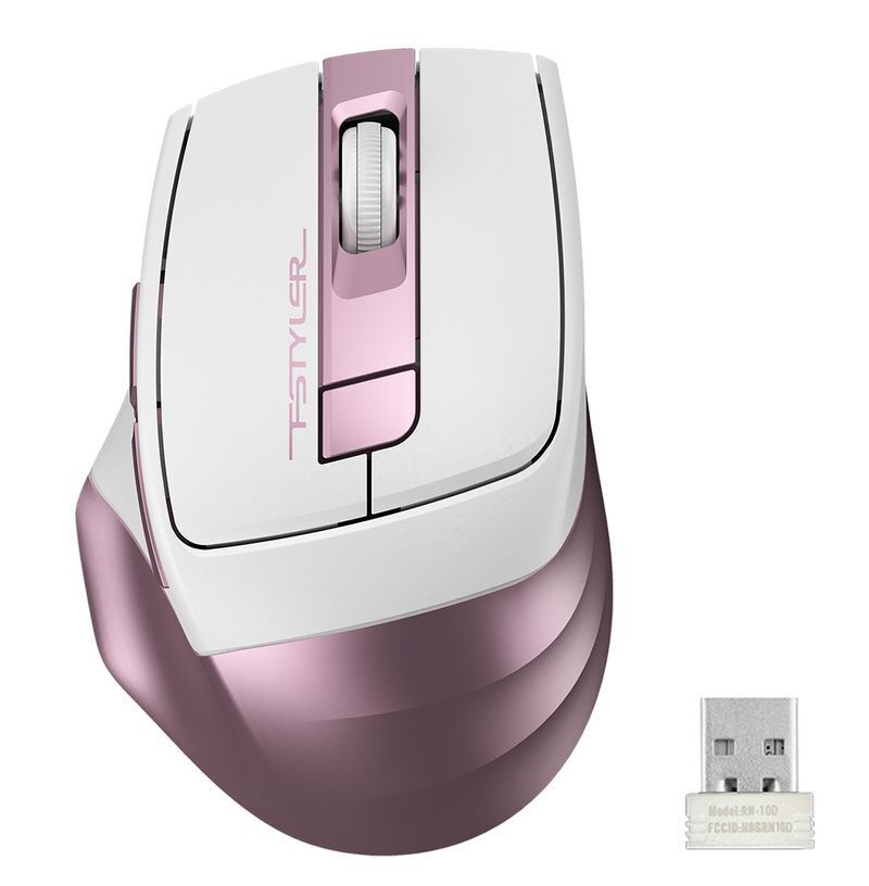 Миша Fstyler, USB, 2000 dpi, FG35 (Pink) рожевий фото1