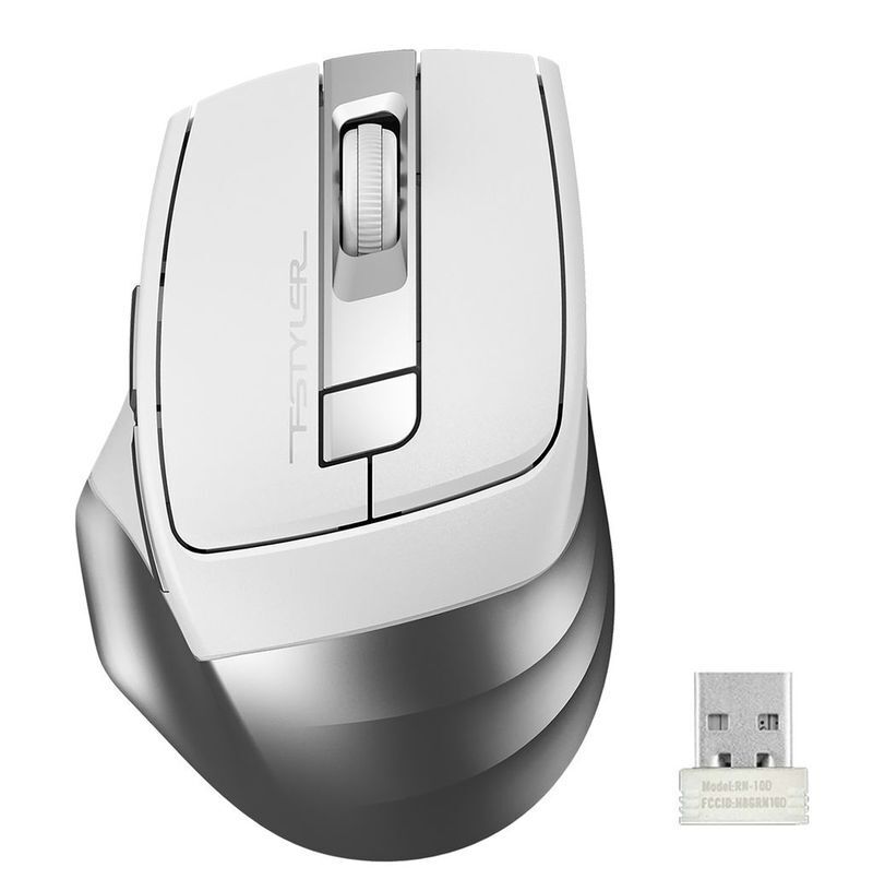 Мышь Fstyler, USB, 2000 dpi, FG35S (Silver) серый фото1