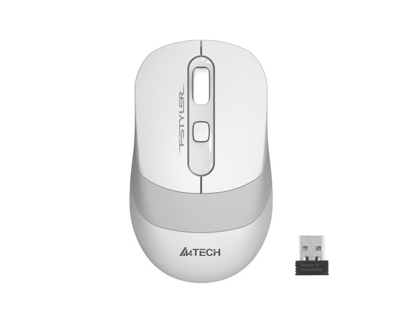 Мышь Fstyler, USB, 2000 dpi, белый фото1