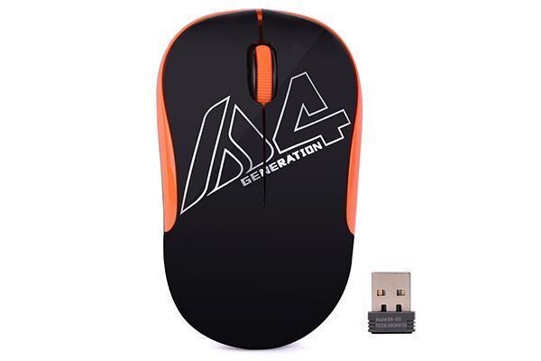 Мышь V-Track USB, 1000 dpi G3-300N (Black+Orange) фото1