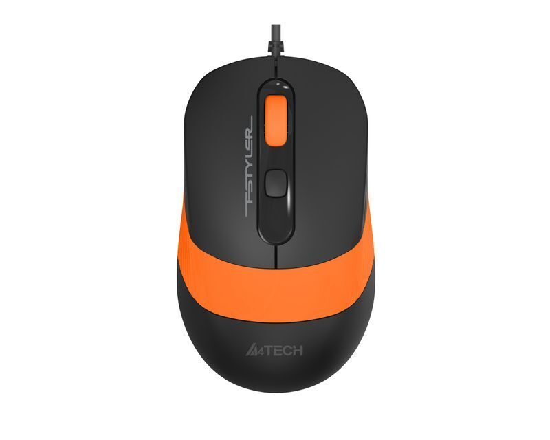 Мышь Fstyler, USB, 1600 dpi, оранжевый фото1