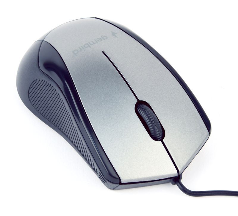 Миша Gembird USB 1000 dpi, MUS-3B-02-BG чорний фото1