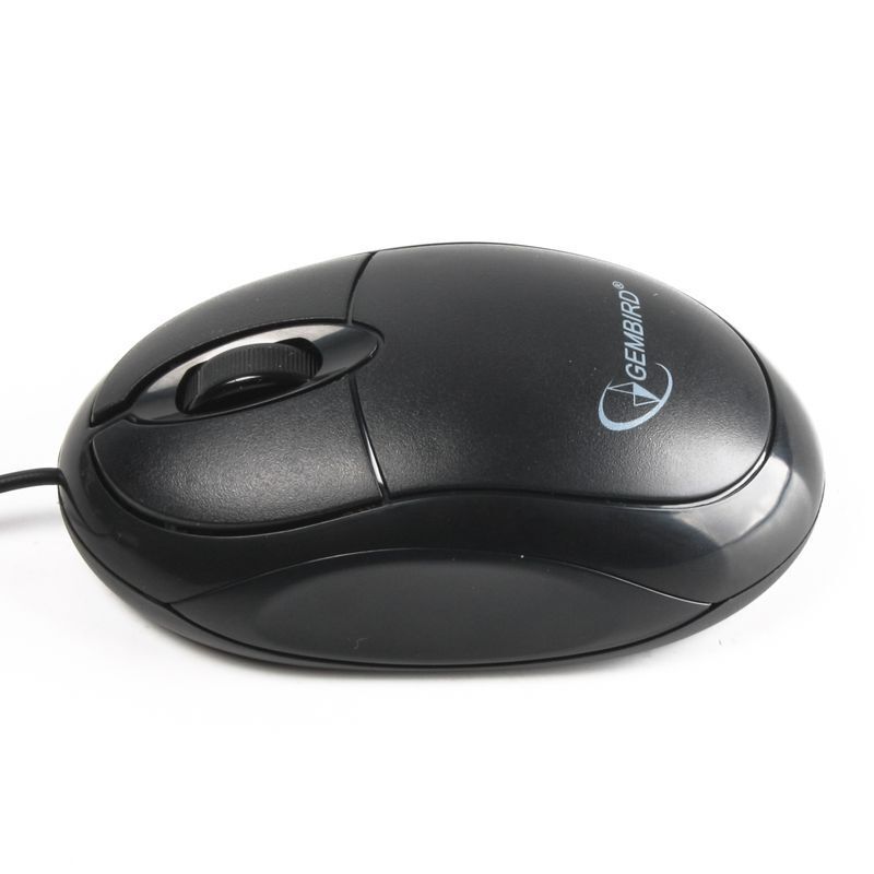 Миша Gembird USB 1000 dpi, MUS-U-01 чорний фото1