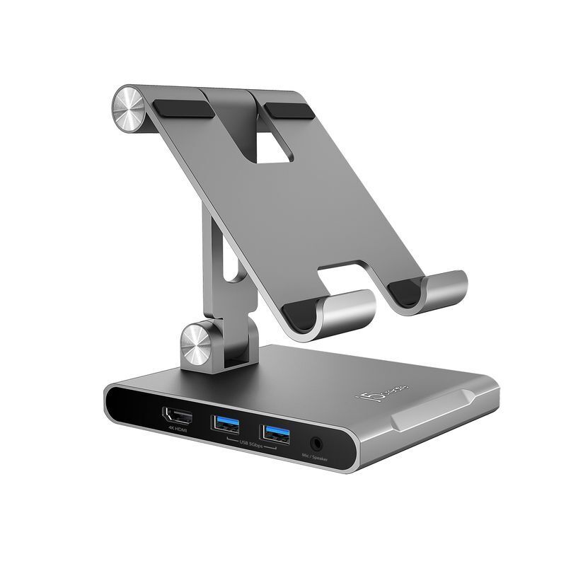 Док станция Ipad USB-C 8-в-1 (HDMI/PD/картридер/USB-A/USB-C/Audio), алюминий фото1
