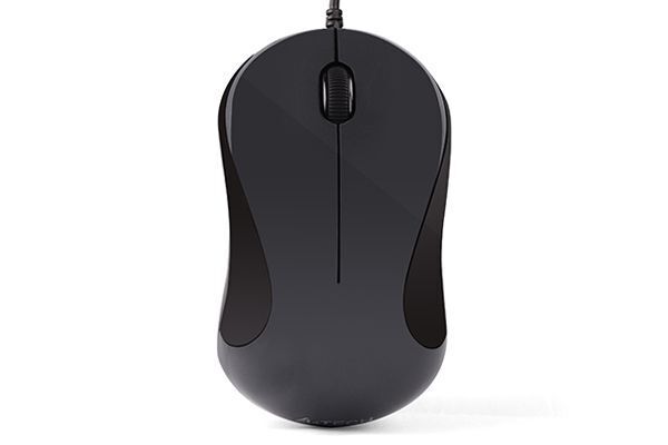 Миша міні V-Track USB, 1000 dpi N-320-1 (Glossy Grey) фото1