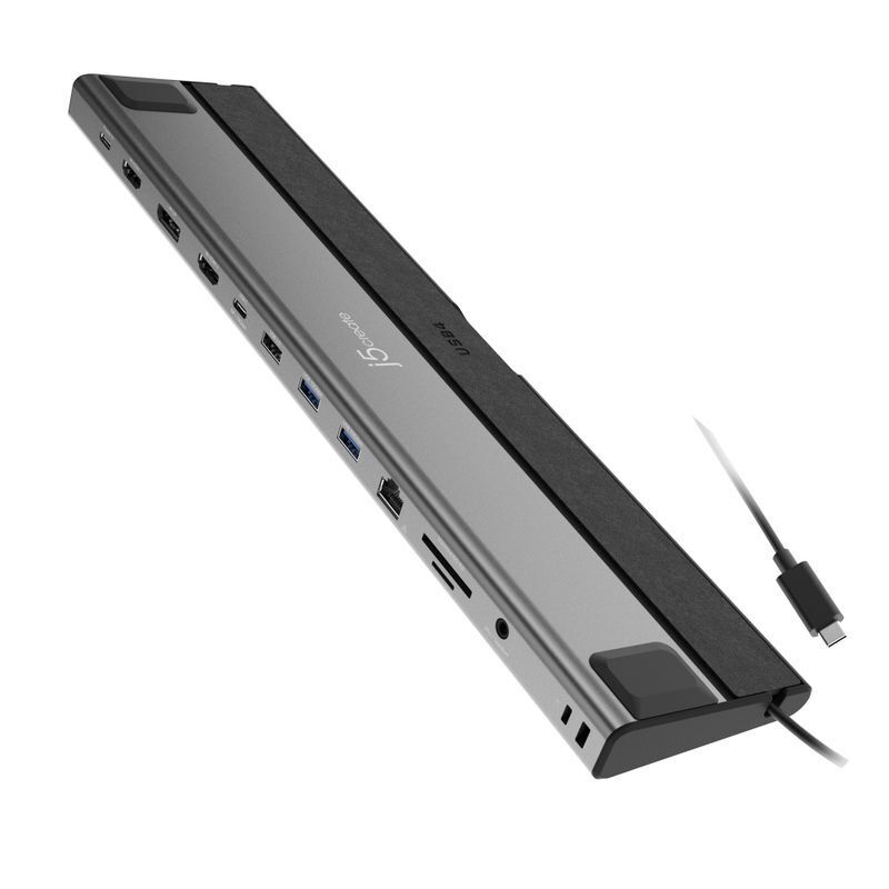 Док станция USB-C 12-в-1 (HDMI/DP/PD/USB-A/USB-C/LAN/картридер/аудио) фото1