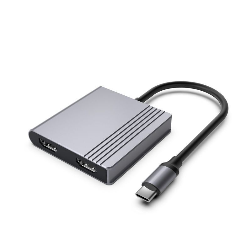 Док станція USB-C 3-в-1 (USB/HDMI/PD), A-CM-COMBO3-04 сірий фото1