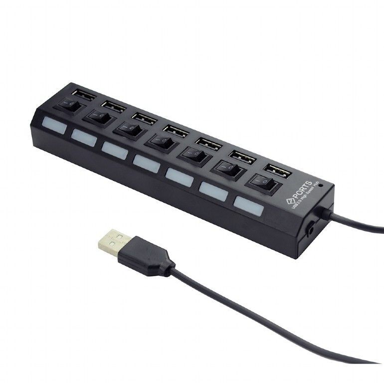 Хаб на 7 портів USB 2.0 UHB-U2P7-03 фото1