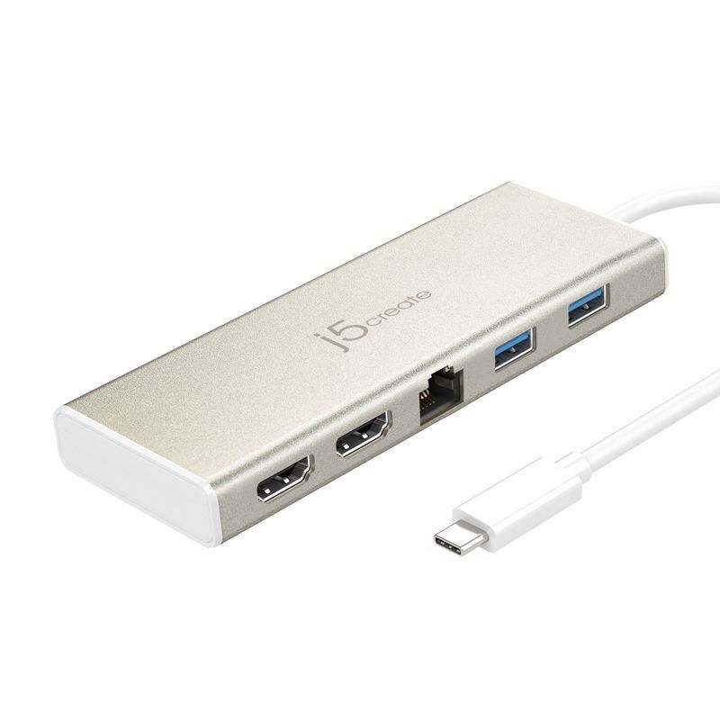 Док станція USB-C 6-в-1 (HDMI/PD/USB-A/USB-C/LAN) фото1