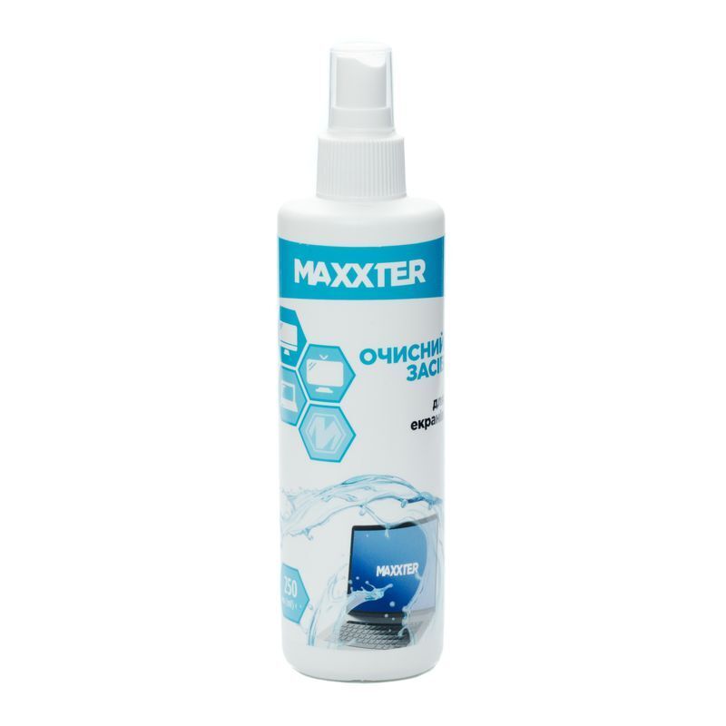 Чистящий спрей для дисплеев Maxxter, 250 мл фото1