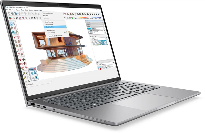 Ноутбук HP ZBook 8 G2a Meteor Silver (DZ4D1ET) фото1