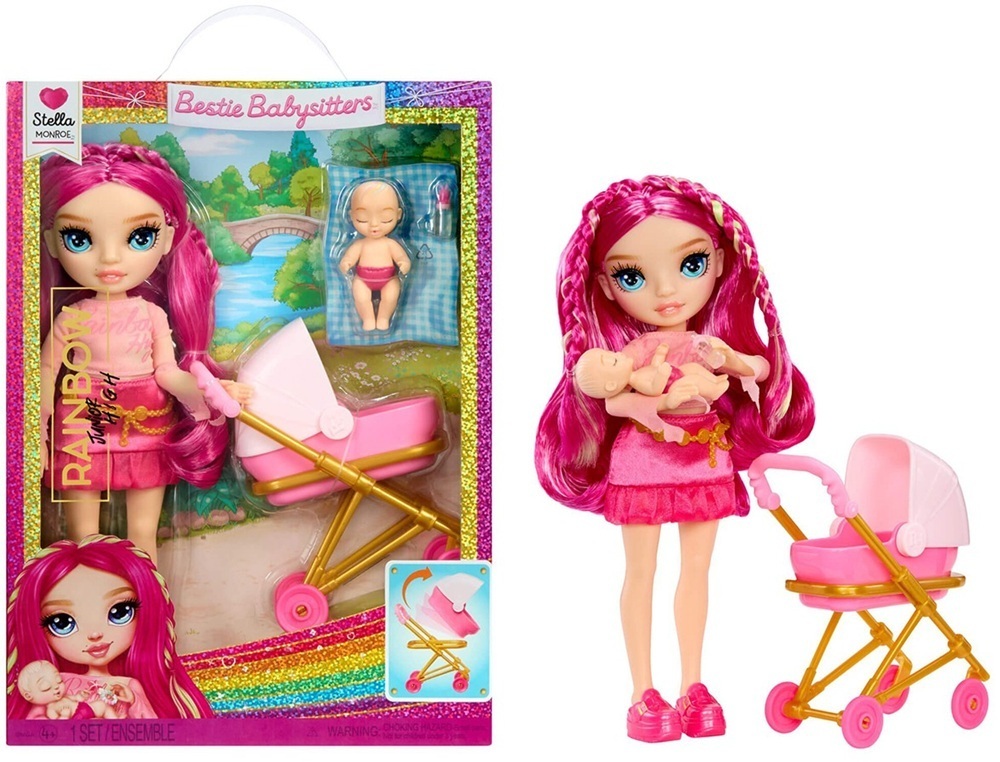 Игровой набор с куклами Rainbow High серии Junior High Babysitters Стелла (248484) фото1