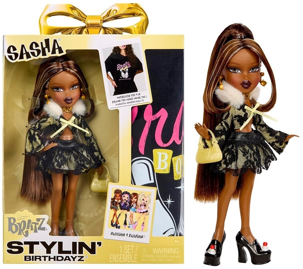 Ігровий набір з лялькою Bratz серії Stylin' Birthday Саша (596042) фото1