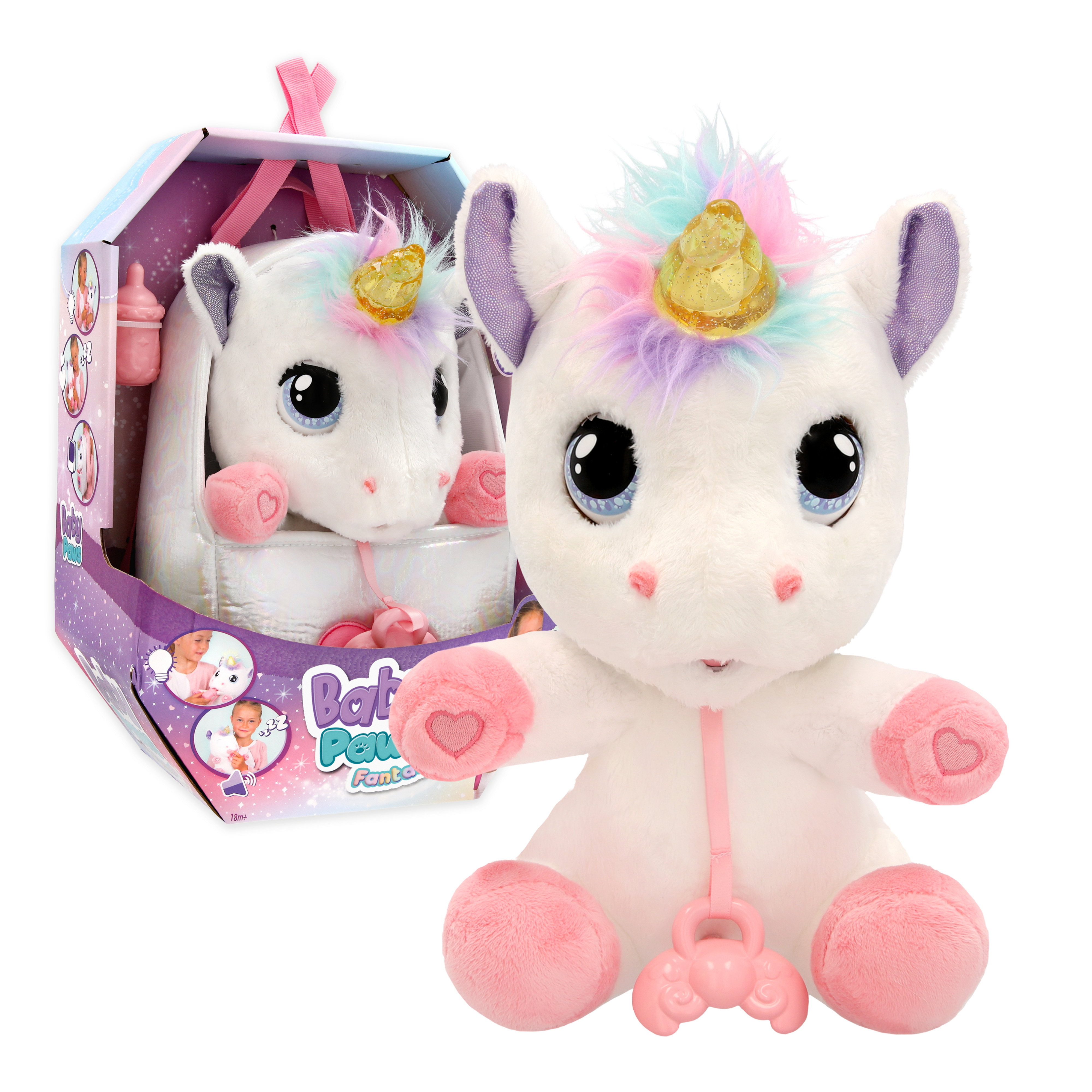 Интерактивная игрушка Baby Paws серии Fantasy Единорог (933859IM) фото1