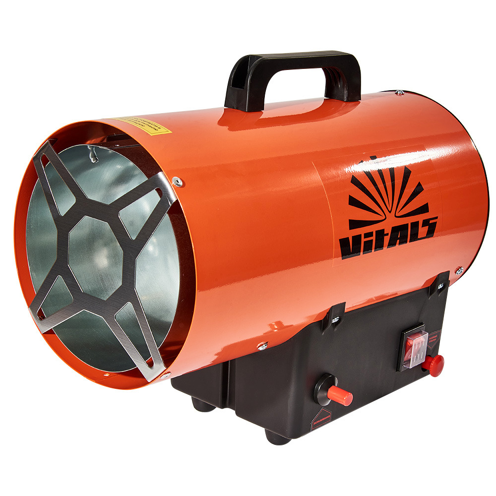 Тепловая пушка газовая Vitals GH-152, 17кВт, 120м2, 320м3/ч, оранжевый, 3.8кг фото1