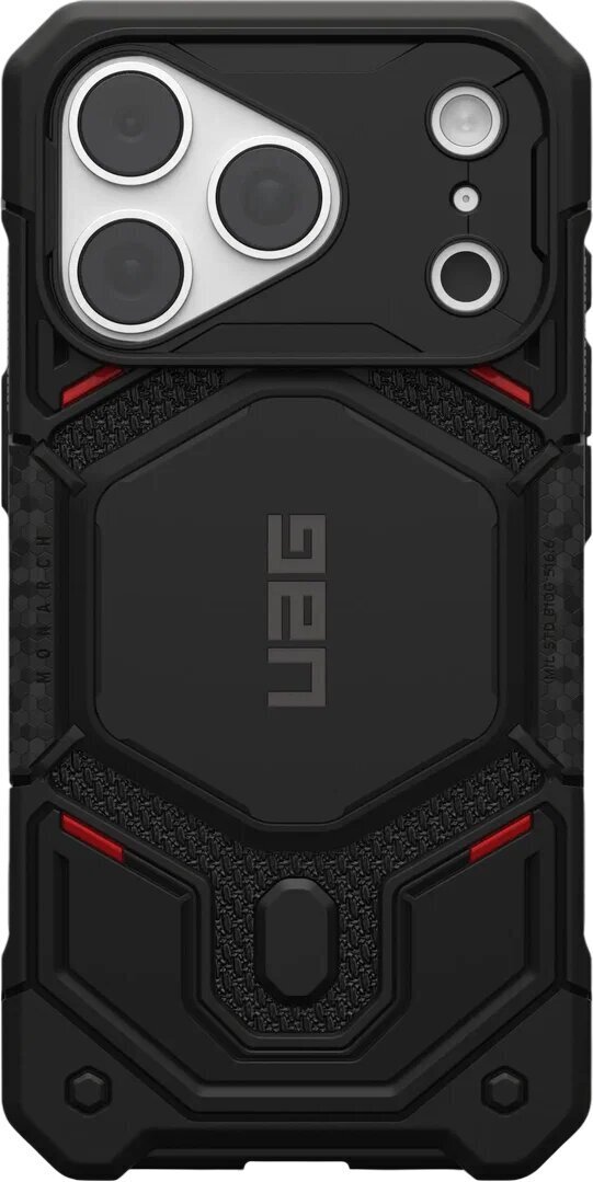 Чехол UAG для iPhone 18 Pro Monarch Pro Magsafe Kevlar Black (114569113940) фото1