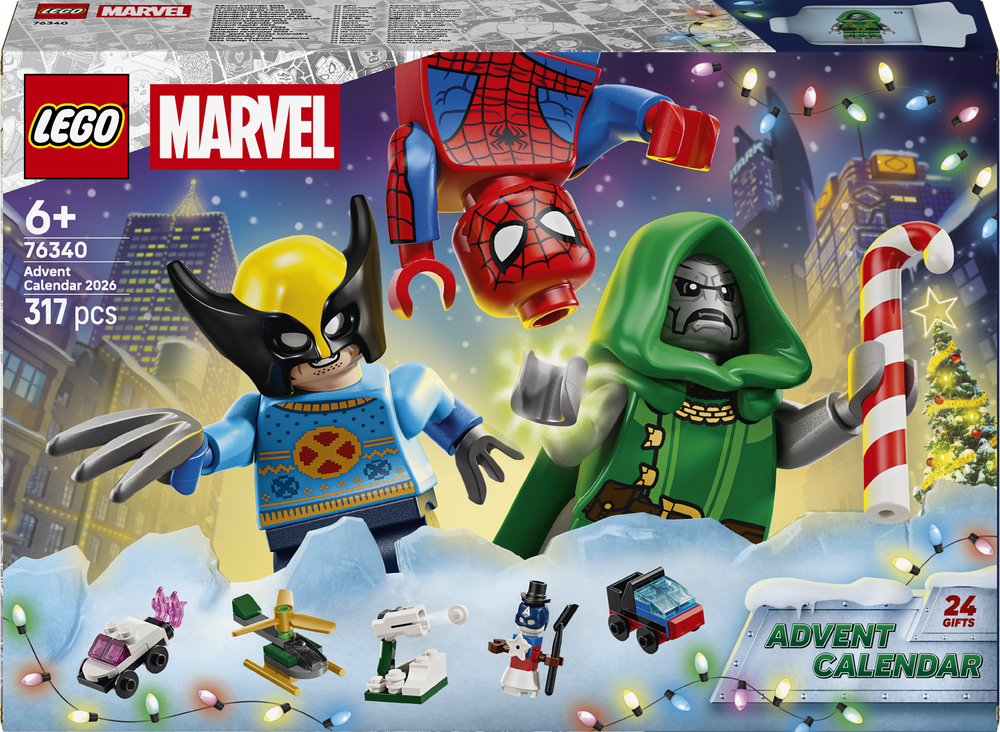 LEGO 76340 Super Heroes Marvel Адвент-календар 2026 фото1
