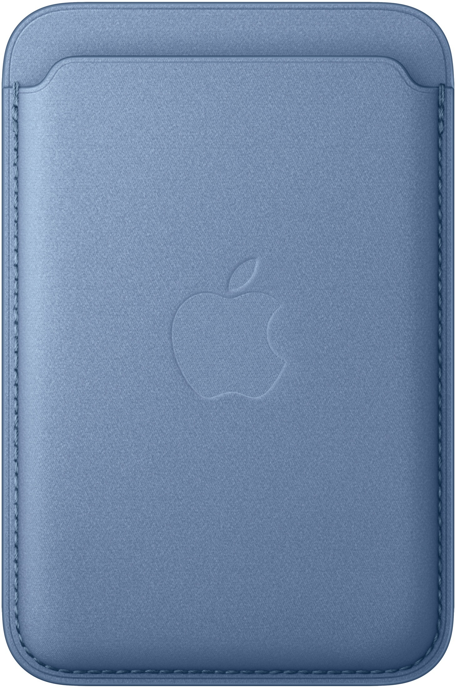 Чехол Apple для iPhone FineWoven Wallet with MagSafe – Wildflower Blue (MK9J4ZM/A) фото1